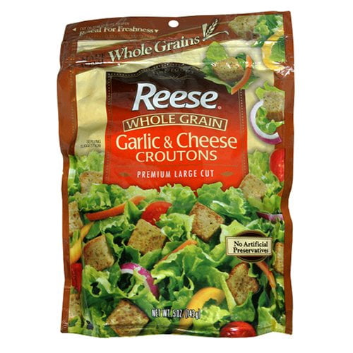 (Pack Of 12) Reese Crouton Whole Grain Cheese Garlic 5 Oz