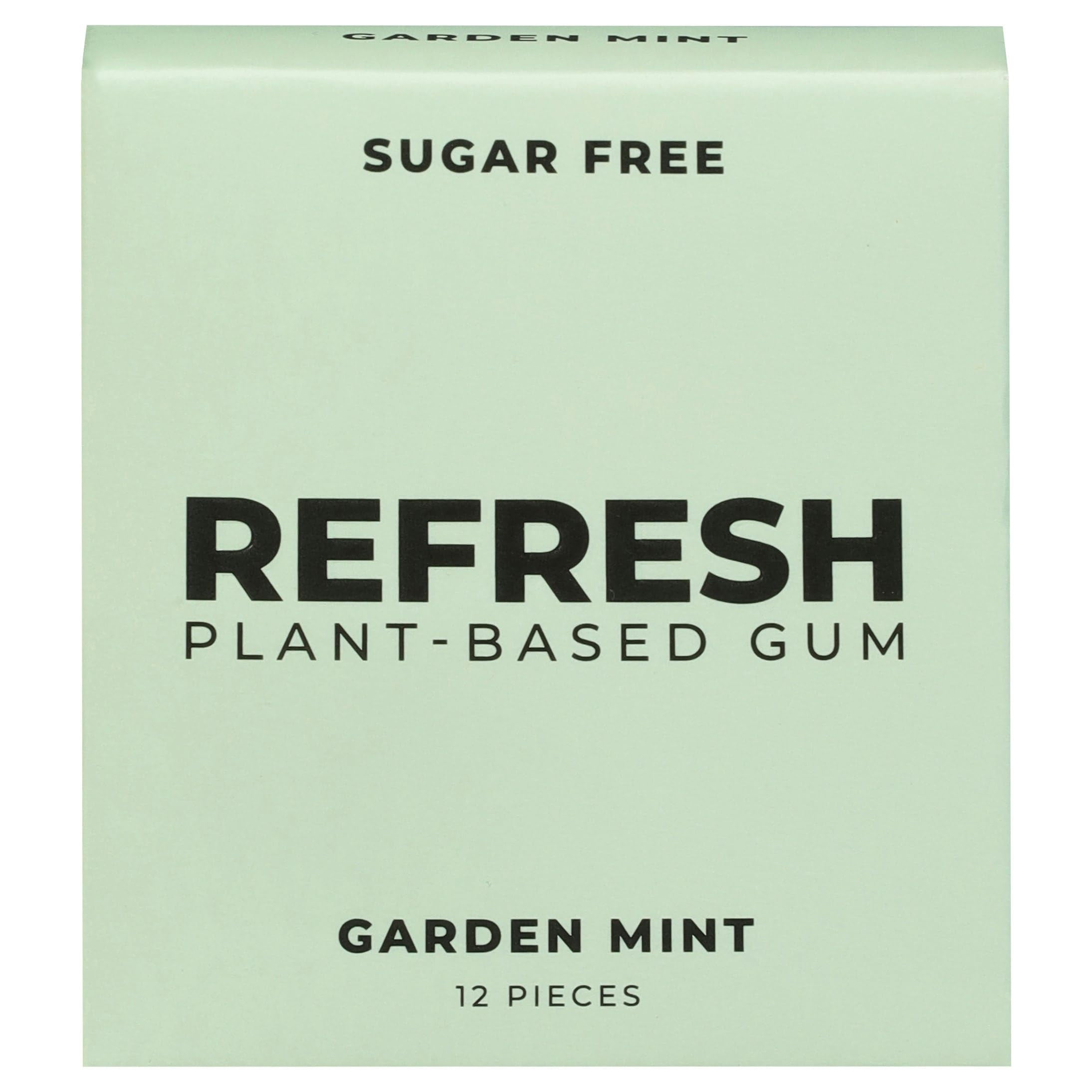 (Pack Of 12) Refresh Gum Gum Garden Mint 12 Pieces