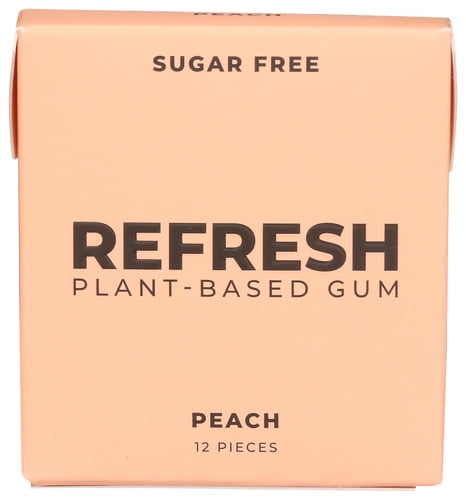 (Pack Of 12) Refresh Gum Gum Peach 12 Pieces