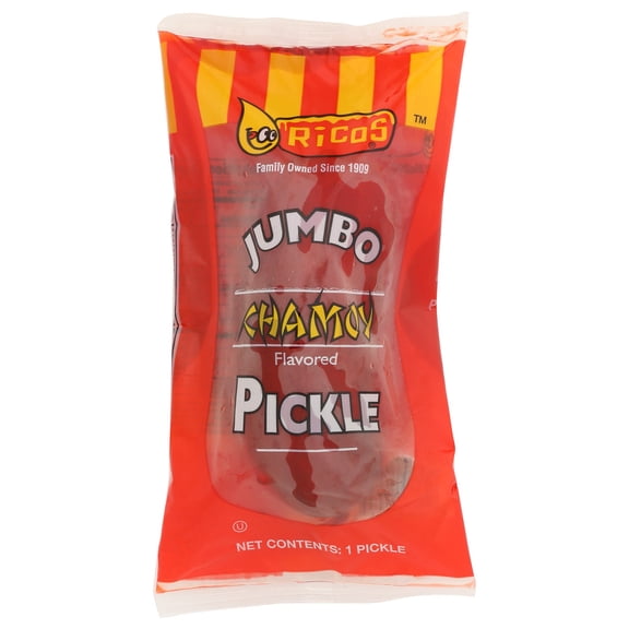 (Pack Of 12) Ricos Pickle Chamoy Jumbo 1 Piece