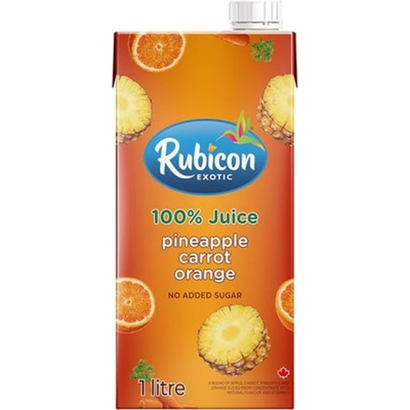 (Pack Of 12) Rubicon Juice Pineapple Carrot Orange 34 Fo