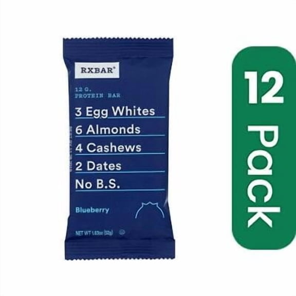 (Pack Of 12) Rxbar Bar Protein Blueberry 1.8 Oz