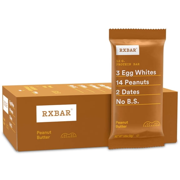 (Pack Of 12) Rxbar Bar Protein Peanut Butter 1.8 Oz