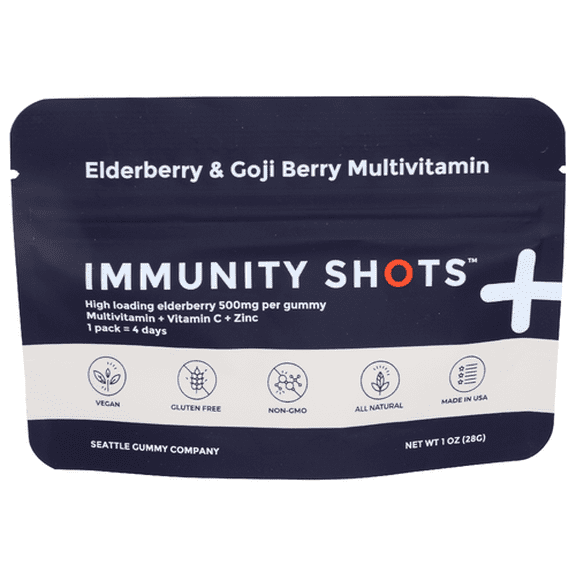 (Pack Of 12) Seattle Gummy Company Multi Gummy Raspberry 1 Oz