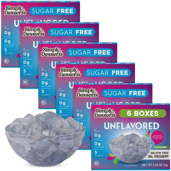 (Pack Of 12) Simply Desserts Jel Dessert Unflavored 0.25 Oz