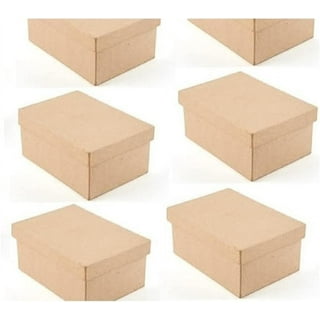 Factory Direct Craft Pack of 12 DIY Paper Mache Piece Hexagon Boxes Premade  Hexagon Papier Mache Boxes with Lids for Favors, Jewelry Boxes or Small