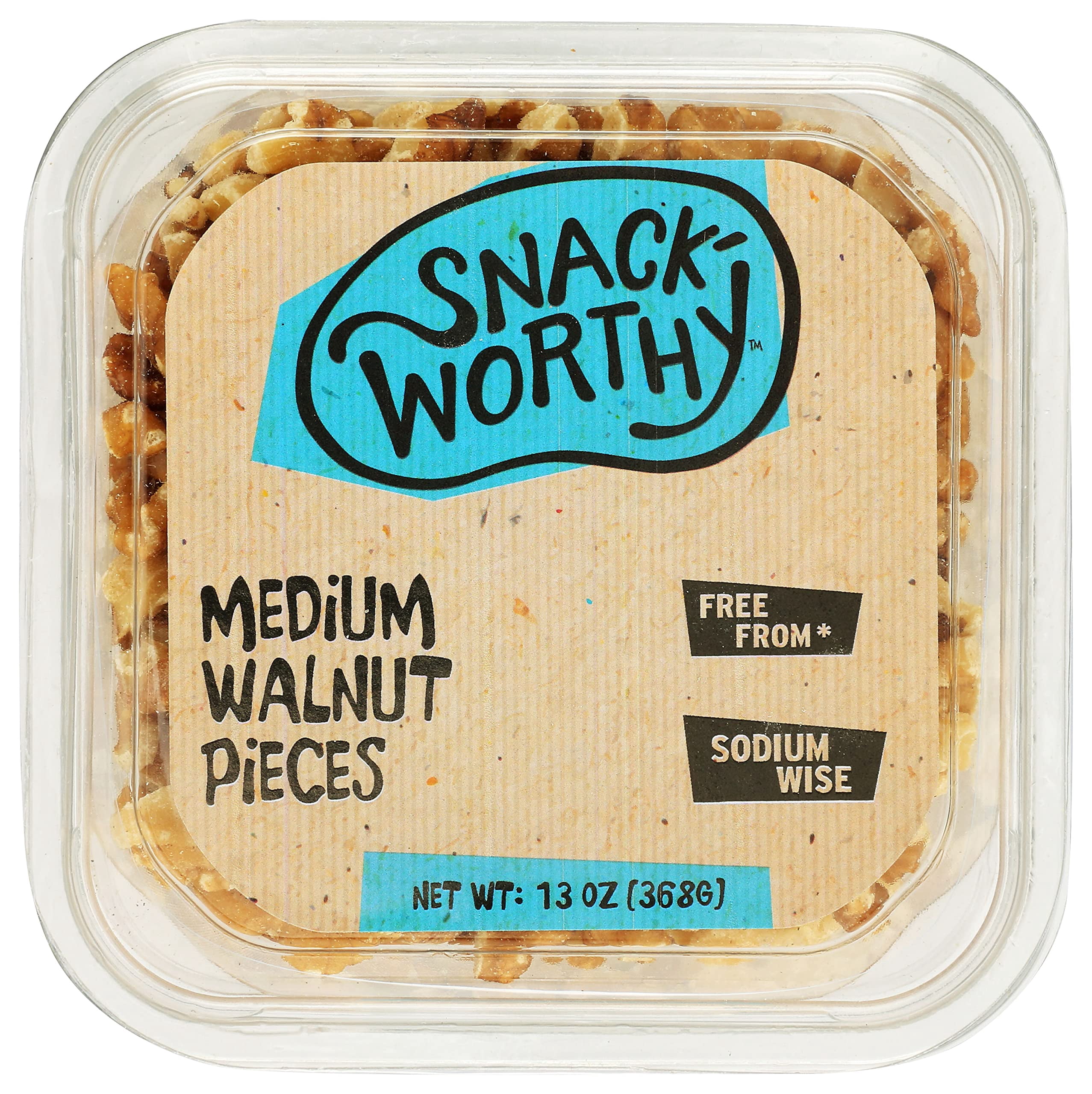 (Pack Of 12) Snackworthy Walnut Medium Pieces 13 Oz