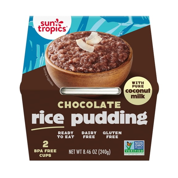 (Pack Of 12) Sun Tropics Pudding Rice Coconut Milk Chocolate 8.46 Oz