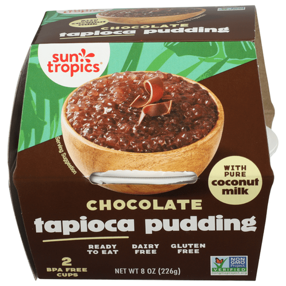 (Pack Of 12) Sun Tropics Pudding Tapioca Chocolate 8 Oz