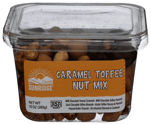 (Pack Of 12) Sunridge Farm EB Snack Mix Carml Toff Nut 10 Oz