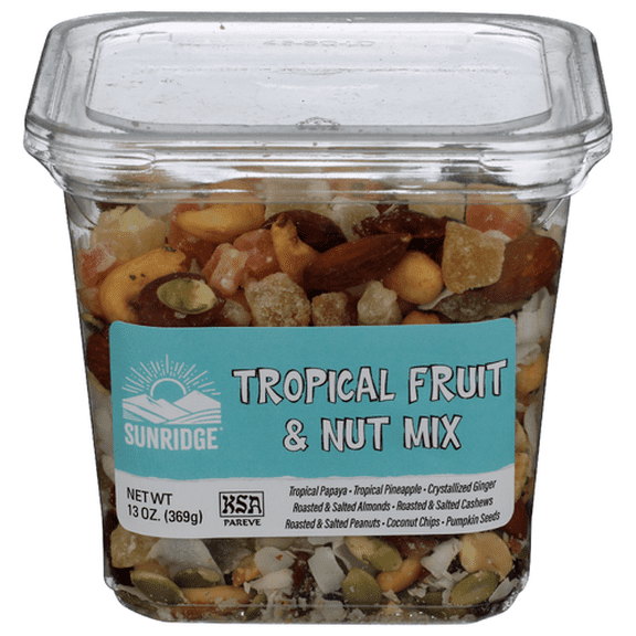 (Pack Of 12) Sunridge Farm EB Snack Mix Tropical Fruit Nut 13 Oz