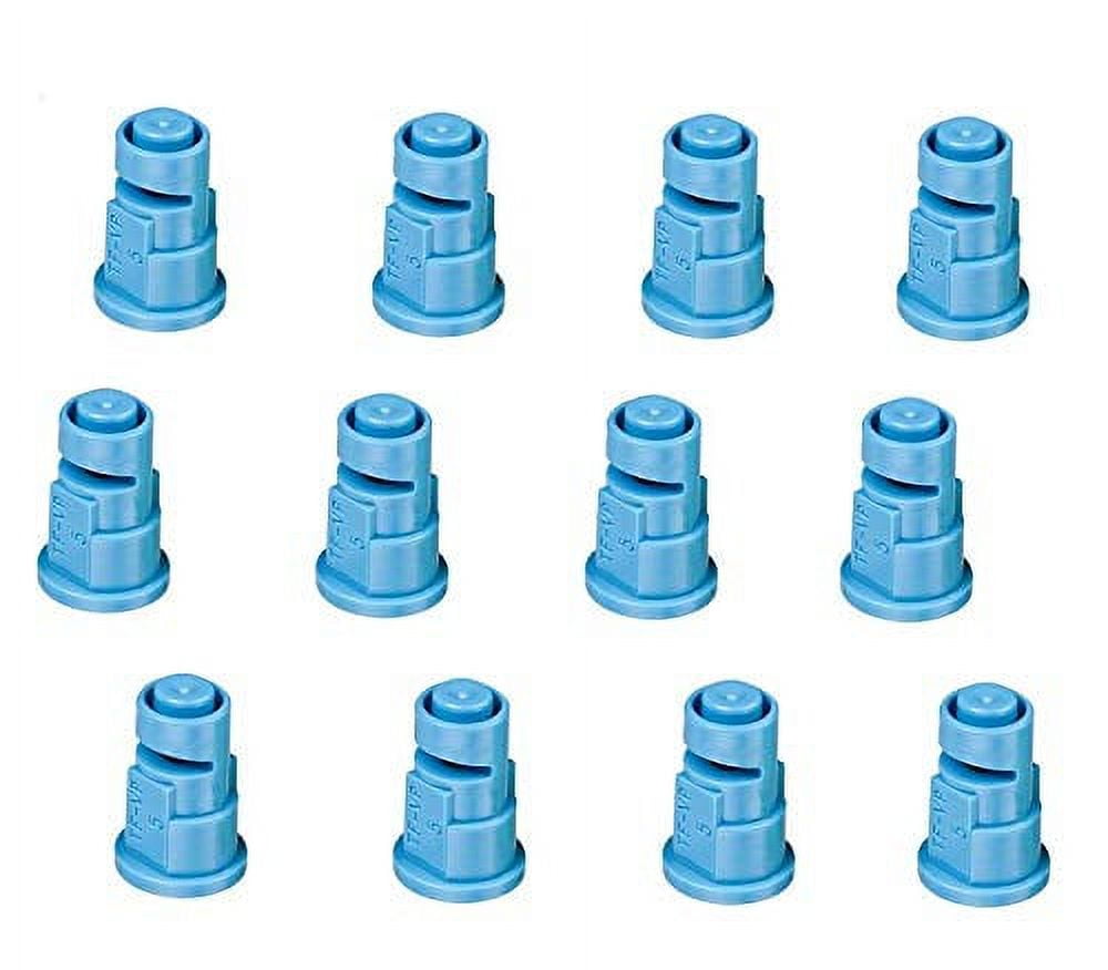 TeeJet Visiflo Flat Fan Spray Nozzles - 12 Pack, 0.15 GPM @ 40 PSI, 110° Angle