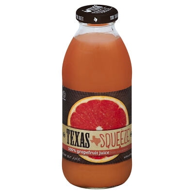 (Pack Of 12) Texas Squeeze Juice Grapefruit 100% 16 Fo