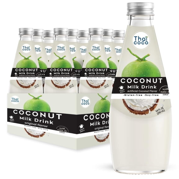 (Pack Of 12) Thai Coco Beverage Coconut Non-Dairy Creamer Original 9.81 Fo