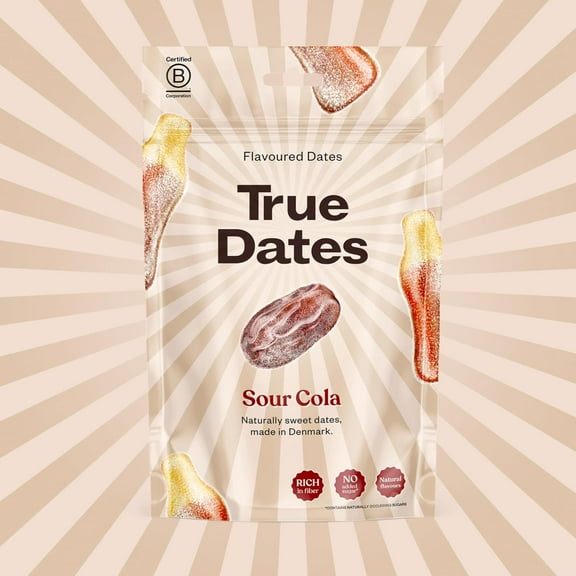 (Pack Of 12) True Dates Dates Sour Cola 3.5 Oz