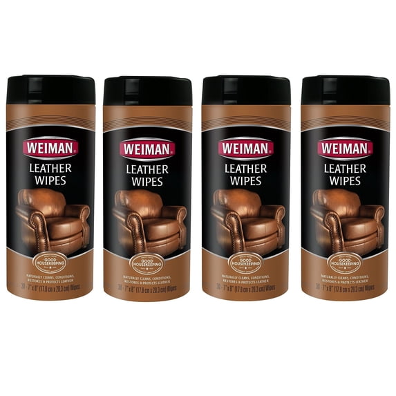 (Pack Of 12) Weiman Wipe Leather 30 Pieces