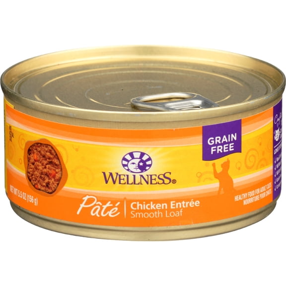 (Pack Of 12) Wellness Cat Food Chicken 5.5 Oz
