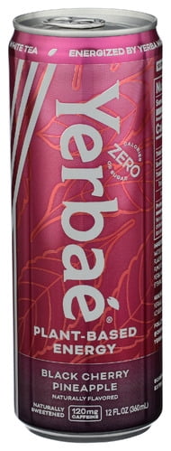 (Pack Of 12) Yerbae Water Sparkling Black Cherry Pineapple 12 Fo