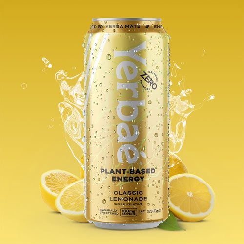 (Pack Of 12) Yerbae Water Sparkling Peach Lemonade 16 Fo