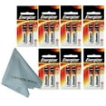 thumbnail image 1 of Pack Of 14 Energizer AAAA Alkaline Batteries 7x2  - with Loopacell Brand Microfiber Cleaning Cloths Ultra Smooth, 1 of 2