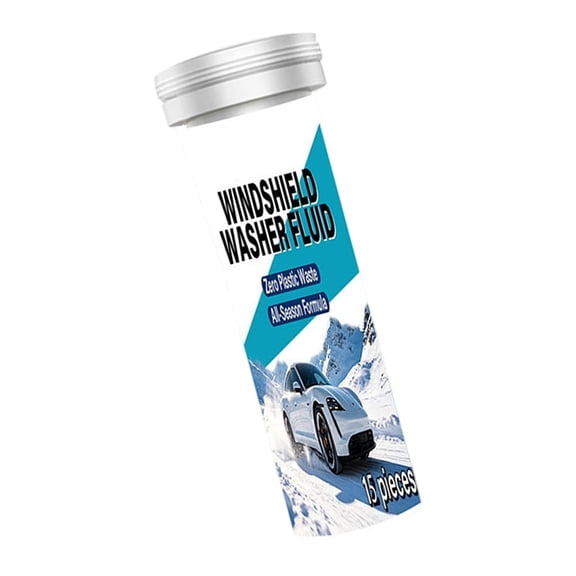 Pack Of 15 Automotive Glass Cleaner Tablets Effective Tar & Grease Removal Car Windshield Cleaning Tablets for Car