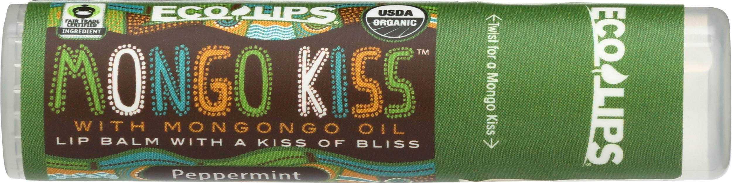 (Pack Of 15) Eco Lips Lip Balm Mongo Kiss Pprmnt 0.25 Oz
