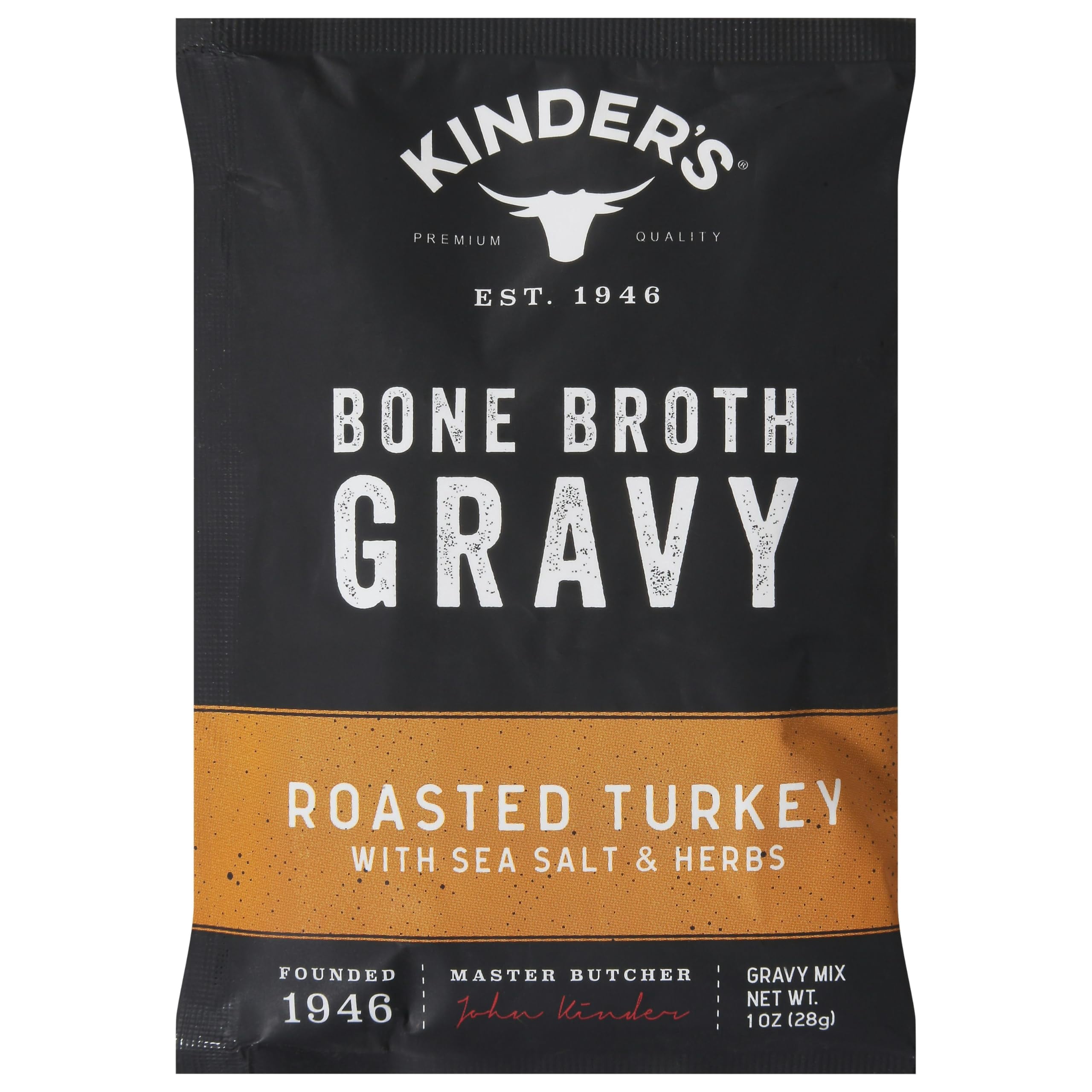 (Pack Of 15) Kinders Gravy Turkey Bone Broth Roasted 1 Oz
