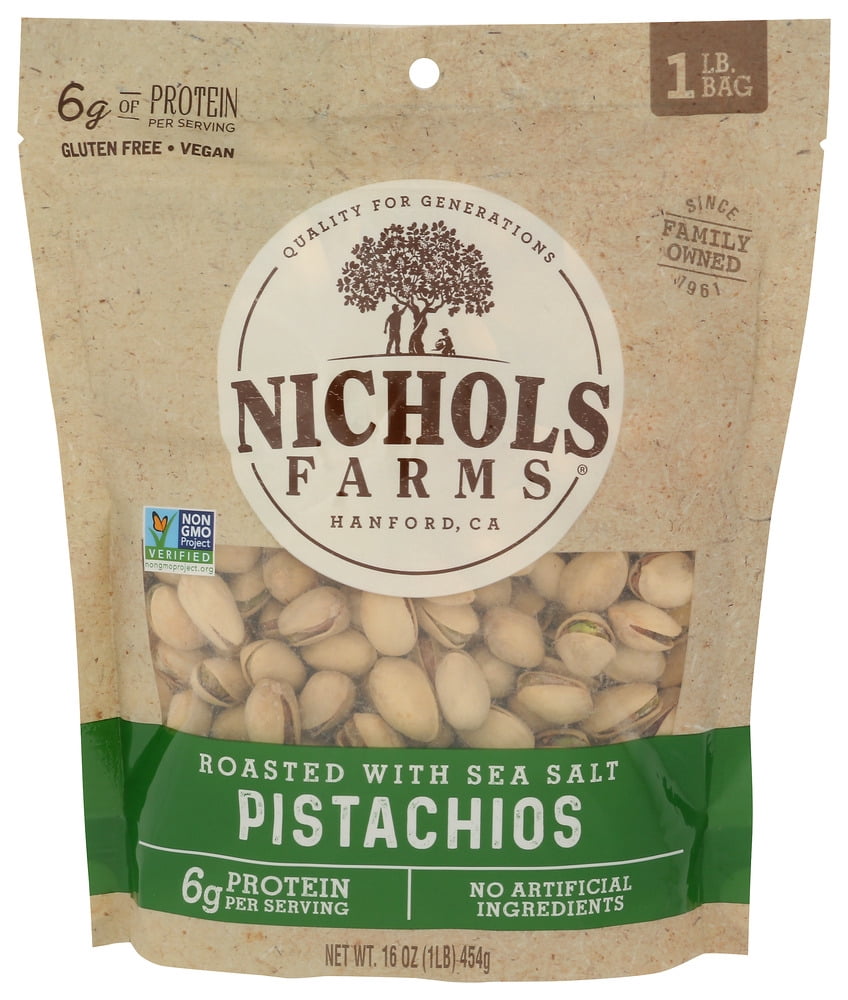 (Pack Of 15) Nichols Pistachio Eb Pistachios Rs InShell 16 Oz