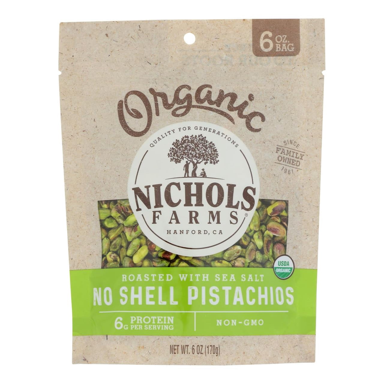 (Pack Of 15) Nichols Pistachio Eb Pistachios Rs No Shell O 6 Oz