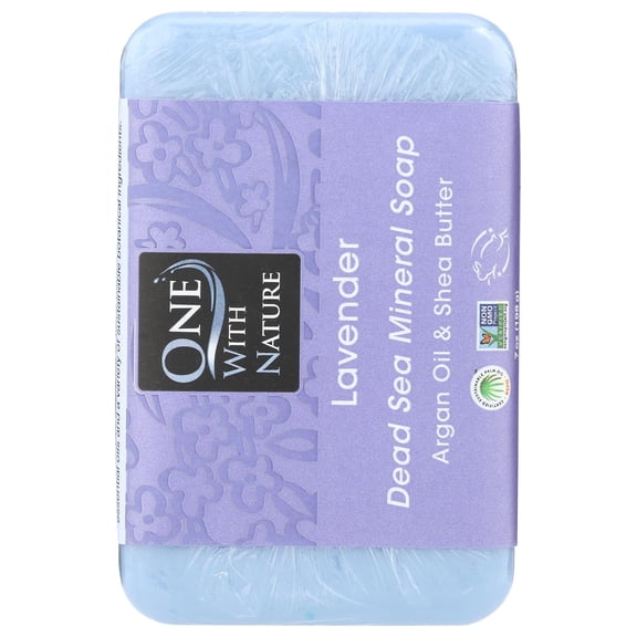 (Pack Of 15) One With Nature Soap Bar Lavender 7 Oz