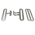 thumbnail image 1 of Pack Of 16 2 In Horse Tack 3 Piece Nickel Plated Surcingle Attachment Set, 1 of 1