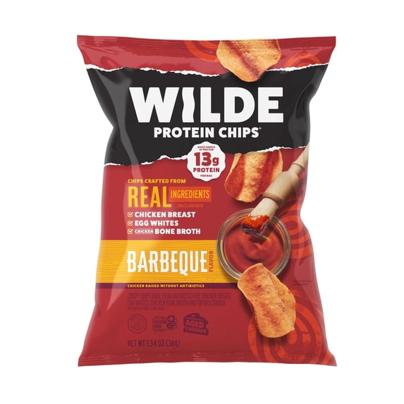 (Pack Of 16) Wilde Snacks Chips Protein BBQ 1.34 Oz