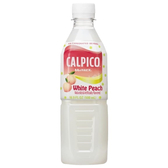 (Pack Of 18) Calpico Water White Peach 16.9 Fo