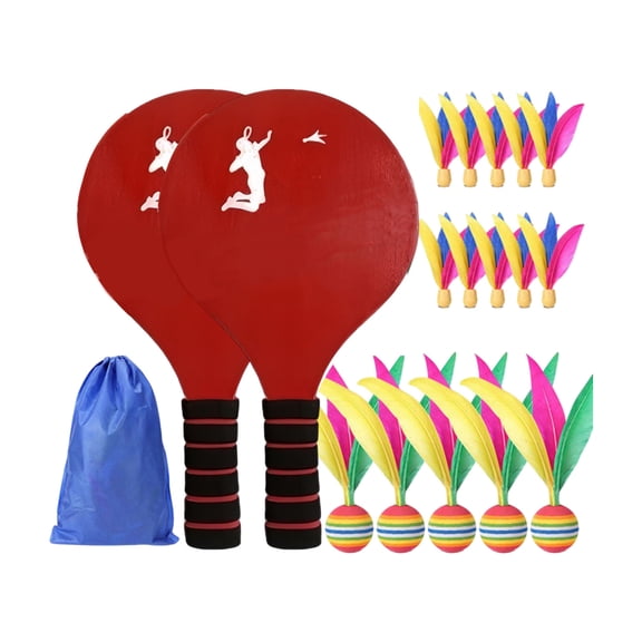 Pack Of 18 Childrens Professional Batminton Set Including Rackets And Foam Balls