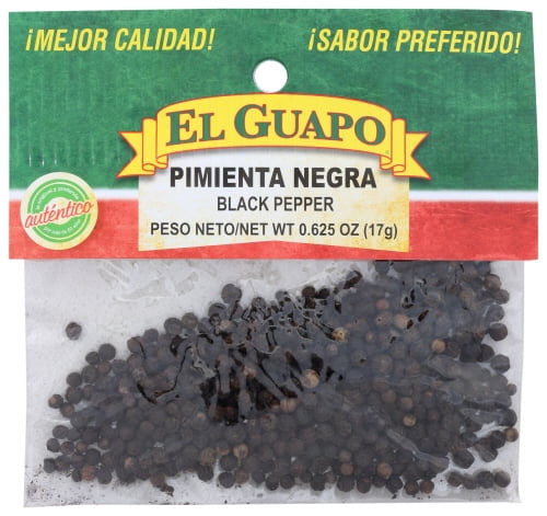 (Pack Of 18) El Guapo Pepper Black Whole 0.63 Oz