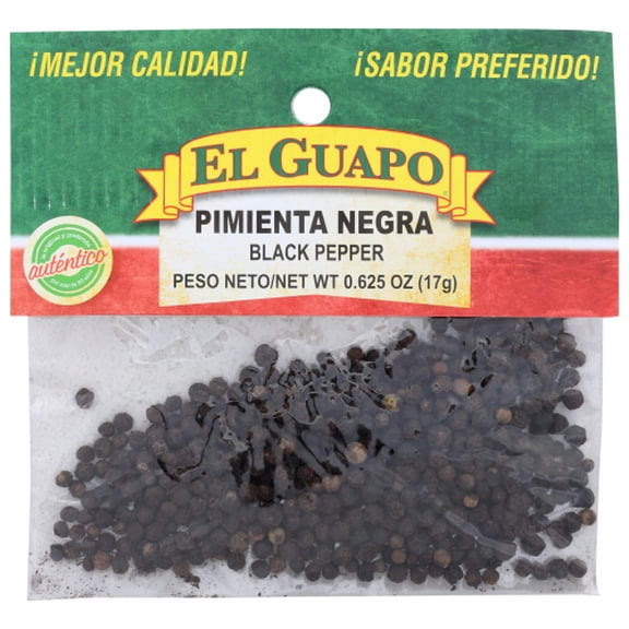 (Pack Of 18) El Guapo Pepper Black Whole 0.63 Oz