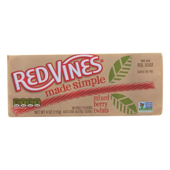 (Pack Of 18) Red Vines Licorice Mix Berry Twist 4 Oz