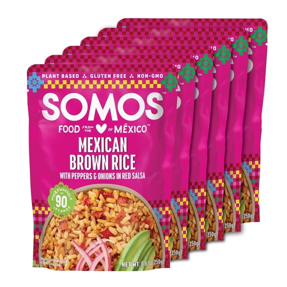 (Pack Of 18) SOMOS Rice Brown Mexican 8.8 Oz