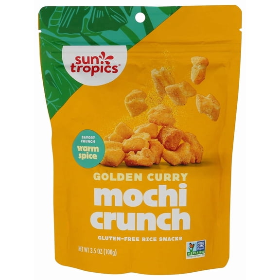 (Pack Of 18) Sun Tropics Bites Mochi Golden Curry 3.5 Oz