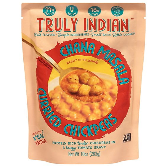 (Pack Of 18) Truly Indian Entree Chickpeas Curried 10 Oz