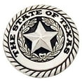 thumbnail image 1 of Pack Of 2 1 In Tack Tackxas Seal Concho Round Shape Nickel Plated Screw, 1 of 2