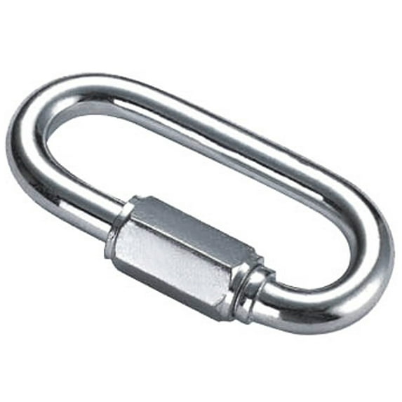 Pack Of 2 5/16 In X 8Mm Tack Oval Zinc Plated Quick Link Chain Repairer