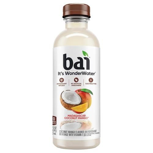 Bai Antioxidant Infusion, Madagascar Coconut Mango Drink, 18 Fl Oz - Pack of 2