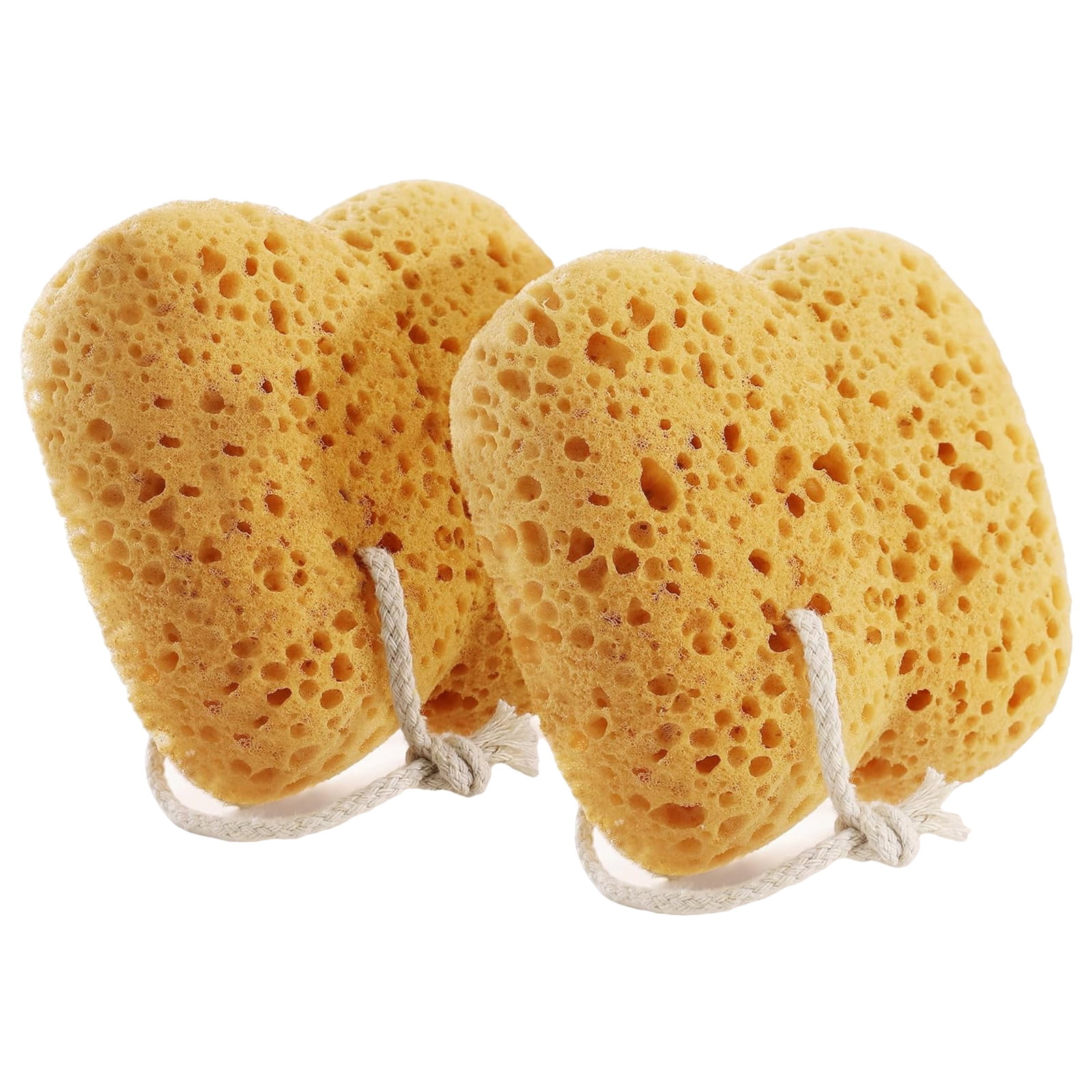 Pack Of 2 Bath Sponges for Women and Men Large Shower Loofahs ...