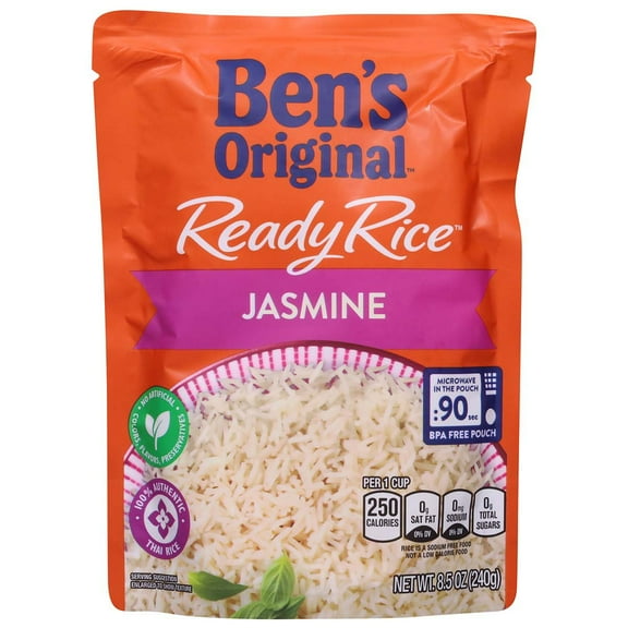 Pack Of 2 Ben's Original Ready Rice Jasmine Rice - 8.5 oz (Packaging May Vary)