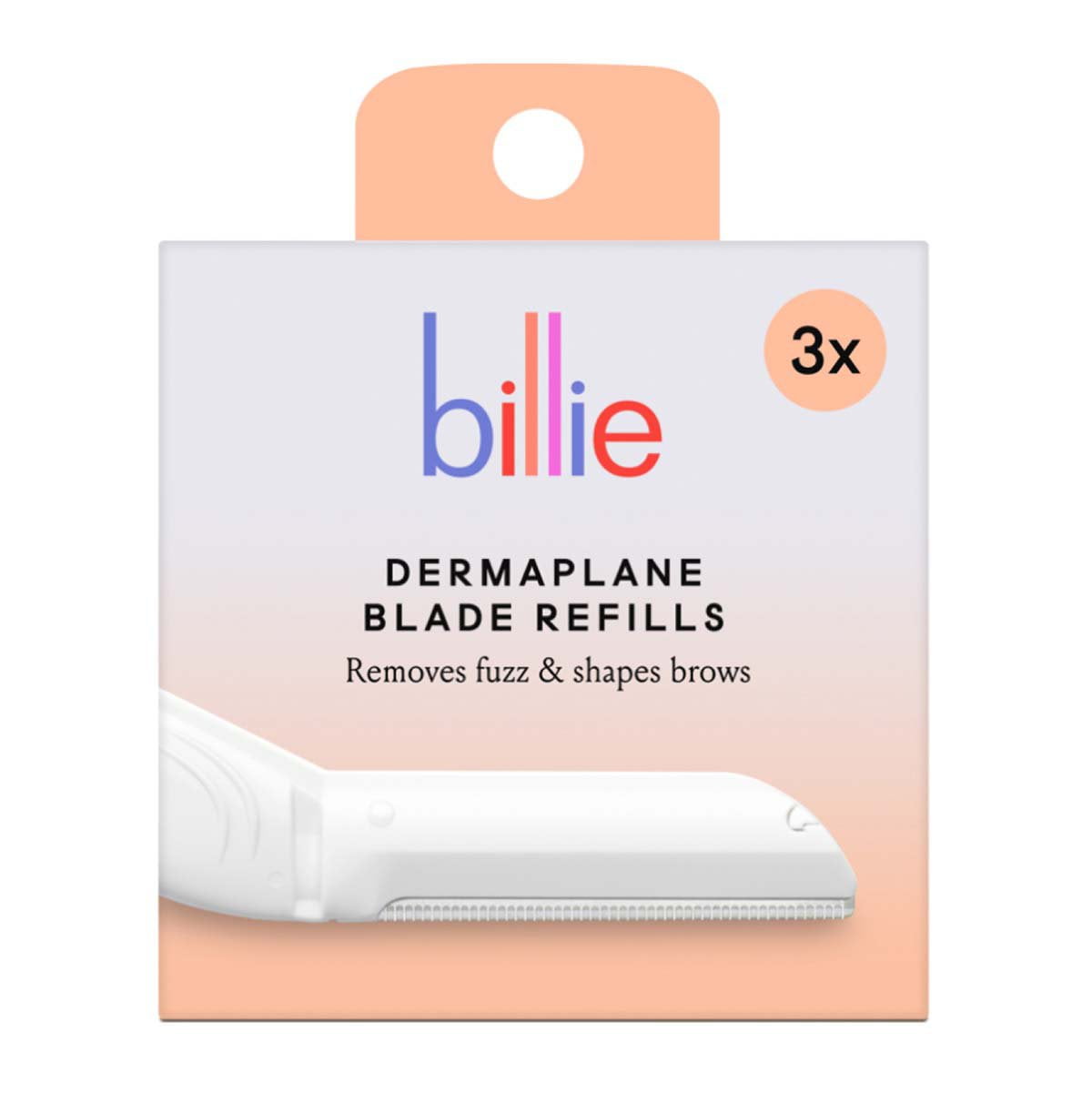 Pack Of 2 Billie Dermaplane Blade Refills - 3 ct (Packaging May Vary)