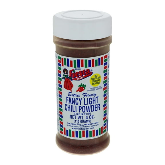 Pack Of 2 Bolner's Fiesta Fancy Light Chili Powder, 4 oz (Package May Vary)