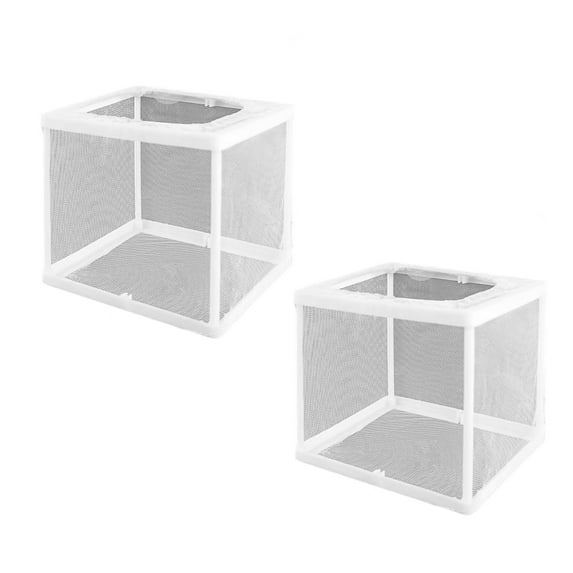 Pack Of 2 Breathable Aquariums Breeding Box With Suction Cup Designs ...