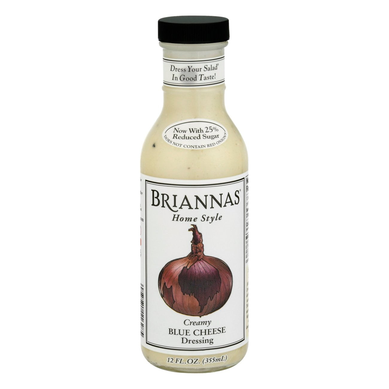 Pack Of 2 Briannas Home Style Creamy Blue Cheese Dressing - 12 oz (Packaging May Vary)