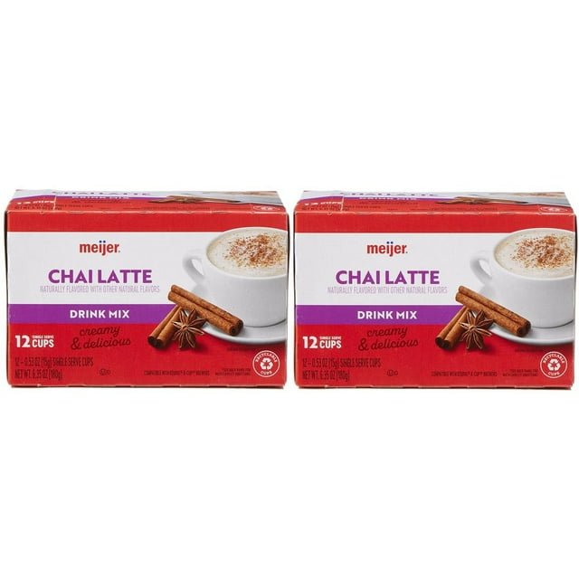 Pack Of 2 Chai Latte Drink Mix Coffee Pods, 12 ct. - Walmart.com